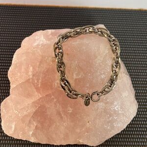 Parklane Stainless Steel Chain Link Bracelet 8.5” Silver Tone Lobster Clasp